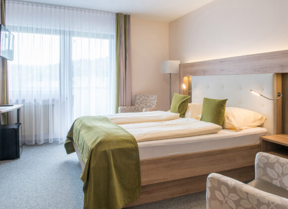 Chambre avec balcon dans la maison d&rsquo;hôtes